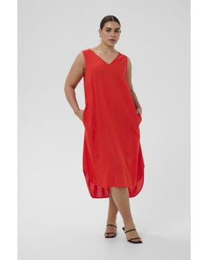 Kaffe Kleid Kcmille Kleid A-Shape - Rot