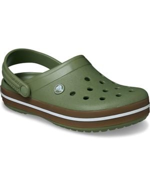 Crocs™ Crocband Gum Thermoplastische Herren Multifunktionsclogs - Grün