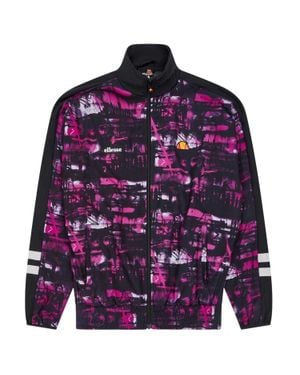 Ellesse "Boulevard" Trainingsjacke Für Damen, Weiter Stehkragen, Fleece - Lila