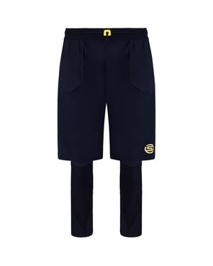 Skins Series-5 Herren Reise- Und Erholungslange Tights - Blau
