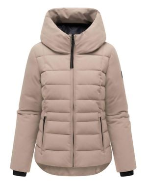 Navahoo Damen Steppjacke Stepptänzchen Mit Kapuze - Natur