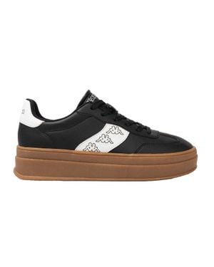 Kappa "Scafa" Sneaker Für Damen, Plattform-Absatz - Schwarz