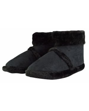 Slipper Snob Herren Slipper Booties Mit Weicher, Gepolsterter Sohle - Schwarz