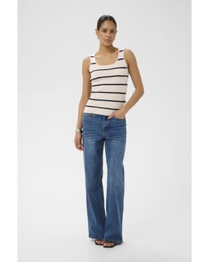 Kaffe Ärmellose Kamorita Ärmellose Slim Fit - Blau