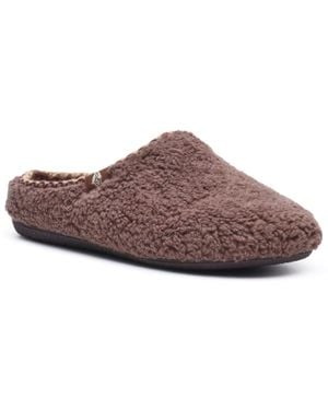 Hush Puppies Gute Textil Damen Schokoladenhausschuhe - Braun