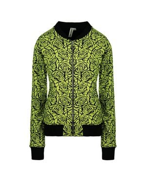 Vans Von Der Wand Langarm Reißverschluss Up Printed Track Jacke V2Yrd2P - Grün