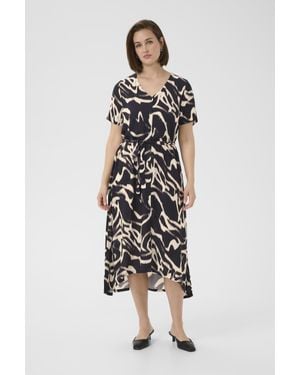 Kaffe Kleid Kabeathe A-Shape Offwhite - Weiß