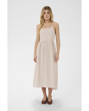 Saint Tropez Kleid Elmikosz Kleid Gerade Passform - Natur
