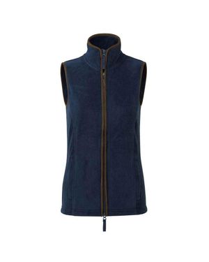 PREMIER Ladies Artisan Fleece-Weste (Marine/Braun) - Blau