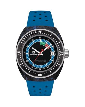 Tissot Sideral S Powermatic 80 Herren Armbanduhr T1454079705701 - Blau