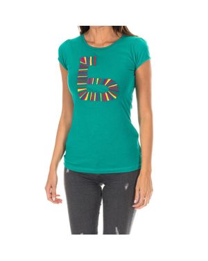 Armand Basi Kurzarm-T-Shirt Mit Rundhalsausschnitt Für Frauen Adm0083 - Grün