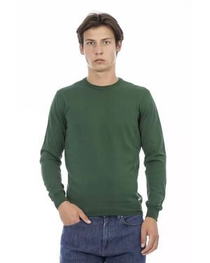 Baldinini Crew-Neck-Strickpullover Ba22905 - Grün