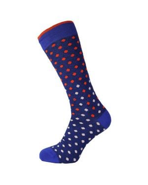 Ted Baker Baumwollsocken Mit Punkte-print - Blau
