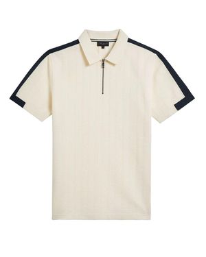 Ted Baker Abbloom Herrencreme Poloshirt - Natur