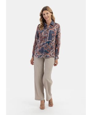 Usha Blouse Qisha - Blau
