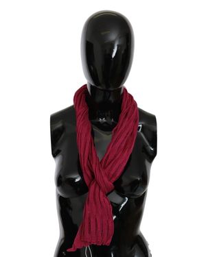 John Galliano Strickschal - Rot