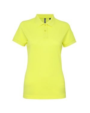 Asquith & Fox Damen/Damen Kurzarm-Poloshirt Aus Performance-Mischung (Neongelb)
