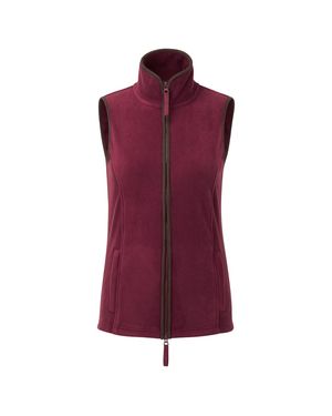 PREMIER "Artisan" Weste Für Damen (Burgunderrot/Braun) - Lila