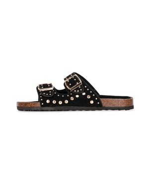 PS Poelman "Emmie" Damen Sandalen - Schwarz