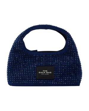 Marc Jacobs Der Mini -Sack -Geldbeutel Baumwollblau