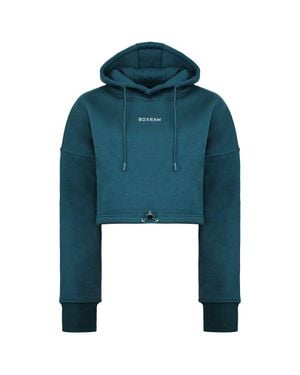 BOXRAW Johnson Damen-Kapuzenpullover - Grün