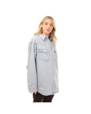Levi's "Dorsey Xl" Hemd Für Damen, Übergroß - Grau