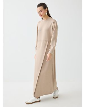 Refka Modest Dress - Natur
