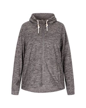 Dreimaster Fleecejacke Damen Melange - Grau