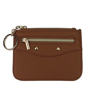 Black Moon Damen Kunstleder Kartenhalter Slim Wallet Mit Mehreren Kartenfächern, Kompaktes Design - Braun