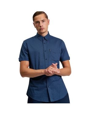 Ben Sherman Hemd Für Herren (Abenddämmerung Denimblau)