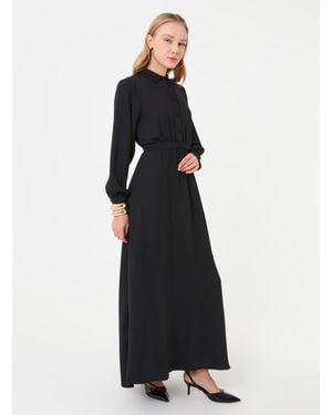Refka Modest Dress - Schwarz