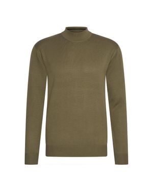 Cappuccino Italia Turtle Neck Trui Von - Grün