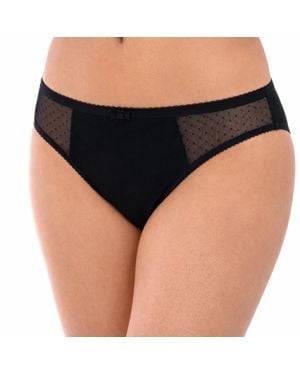 DIM Damen-Menstruationsunterwäsche, Slips Mit Mittlerem Fluss D0Bdp - Schwarz