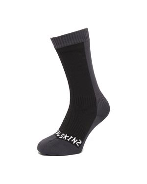 SealSkinz Wasserdichte Kälte Wetter Mittellange Socke - Schwarz