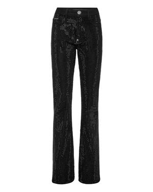 Philipp Plein Jeans Flare Fit - Schwarz