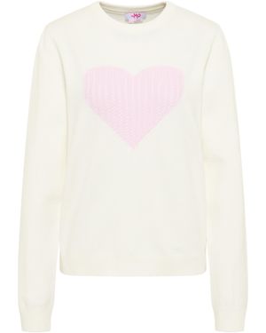 Mo My Pull En Tricot Nolie - Weiß