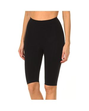 Intimidea Guaina Lange Hosenmieder Aus Mikrofaserstoff 410616 Damen - Schwarz