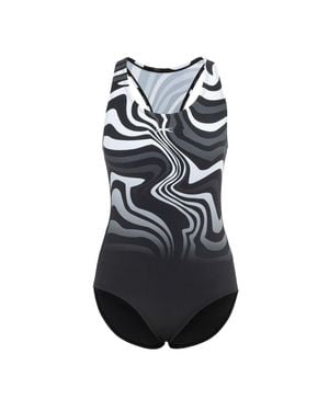 Slazenger 1881 Badeanzug Für Damen /Weiß) - Schwarz