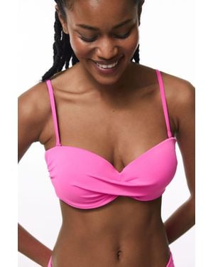 Penti Fester Push-Up-Bikini-Top Mit Bügel - Pink
