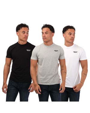 DKNY T-Shirt Für Herren(3Er-Pack) (Schwarz/Grau/Weiß) - Braun