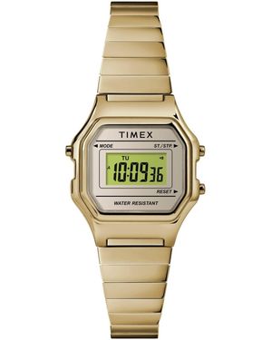 Timex Montre Classic Digital Mini Pour Femmes Doré Tw2T48000 - Mettallic
