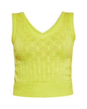 myMo Pullunder Damen Limone - Gelb