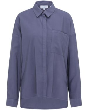 Usha Hemdbluse Damen - Blau