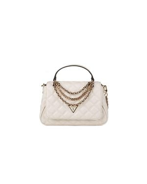 Guess Top-Handle-Tasche Bone - Weiß