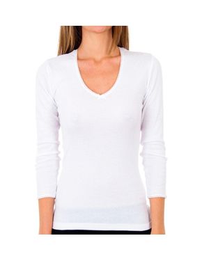 Abanderado App01Bt Thermo-Langarm-T-Shirt Für Frauen - Weiß