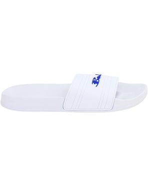 Ben Sherman Southend Herren Weiße Slipper - Blau
