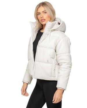 Enzo Pufferjacke Für Damen - Weiß