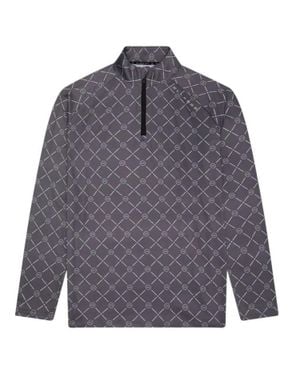 Ellesse "Chieso" Fleece-Oberteil Für Herren, Mit Halbem Reißverschluss, Emblem, Leger - Blau