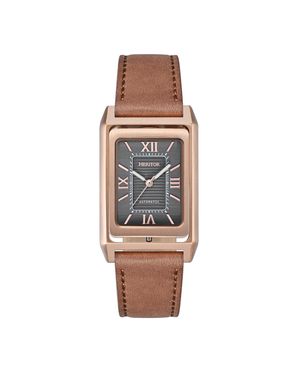 Heritor Heritor Automatikuhr Esteban Mit Lederarmband - Braun