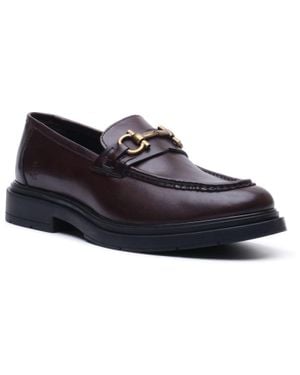 Hush Puppies Edgar Leder Herren Slipper - Blau